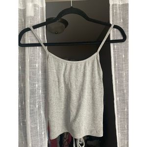 Shein strappy back cropped tank!